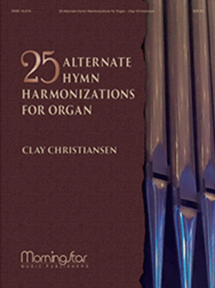 Book cover for Twenty-Five Alternate Hymn Harmonizations for Organ