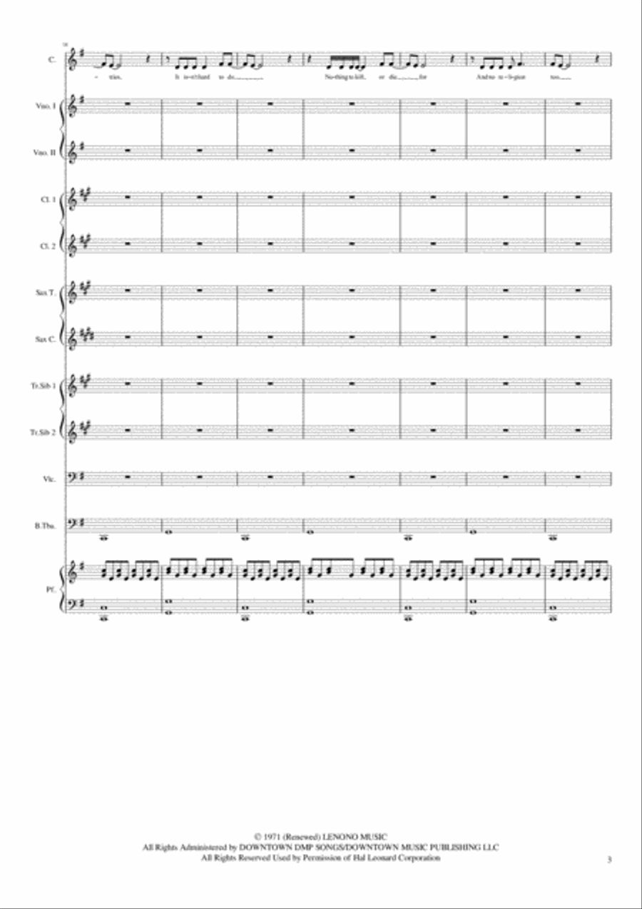 Imagine Tenor Saxophone scores gallery preview page 3