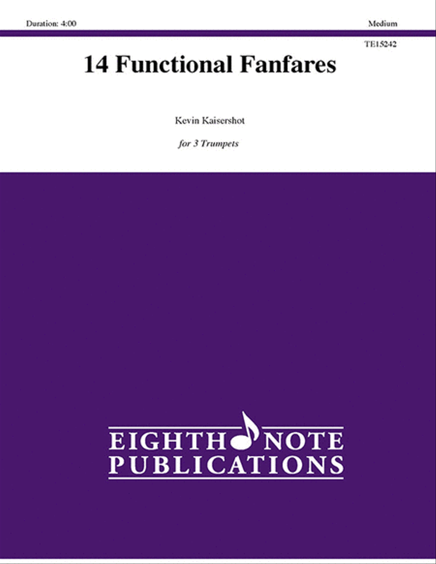 14 Functional Fanfares Trumpet Trio scores gallery preview page 1
