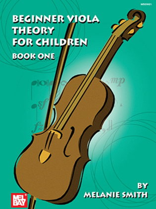 Book cover for Beginner Viola Theory For Children Book 1