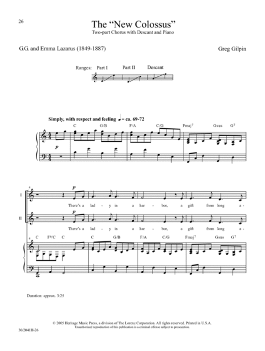 The Words We Live By The Words We Live By 2-Part scores gallery preview page 21