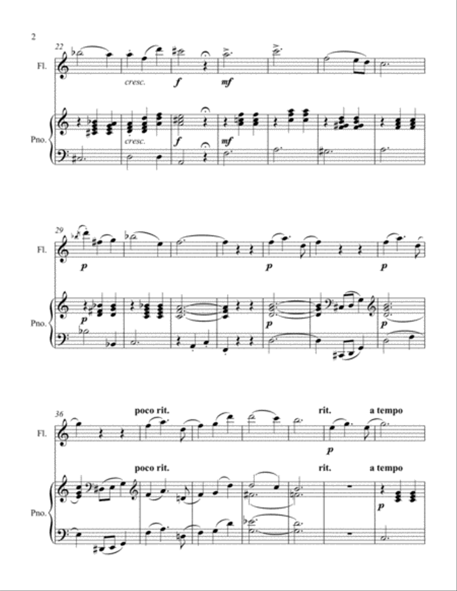 Mama's Birthday Flute Solo scores gallery preview page 2