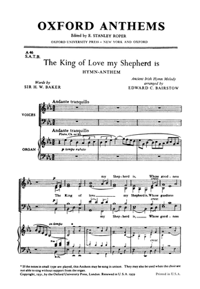 The King of love my shepherd is