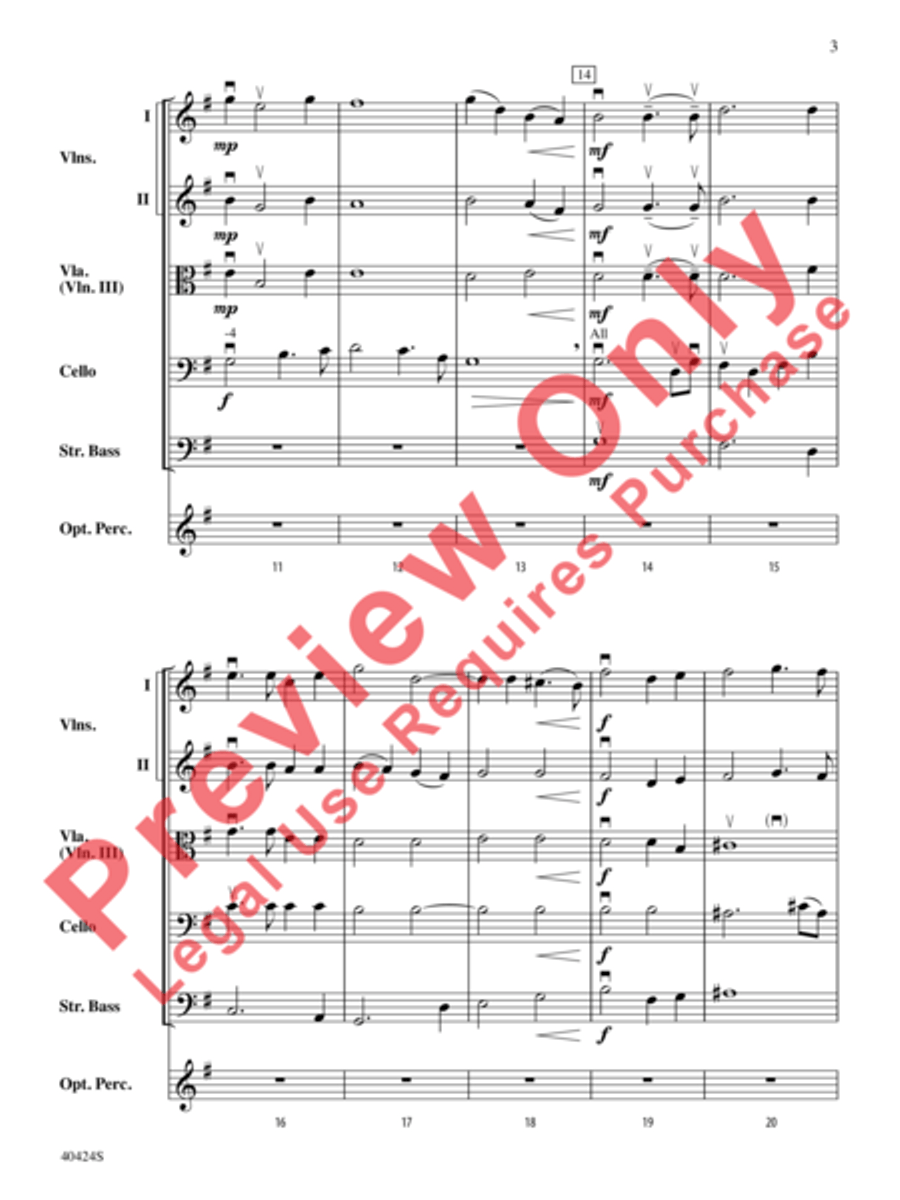 O Holy Night O Holy Night String Orchestra scores gallery preview page 4