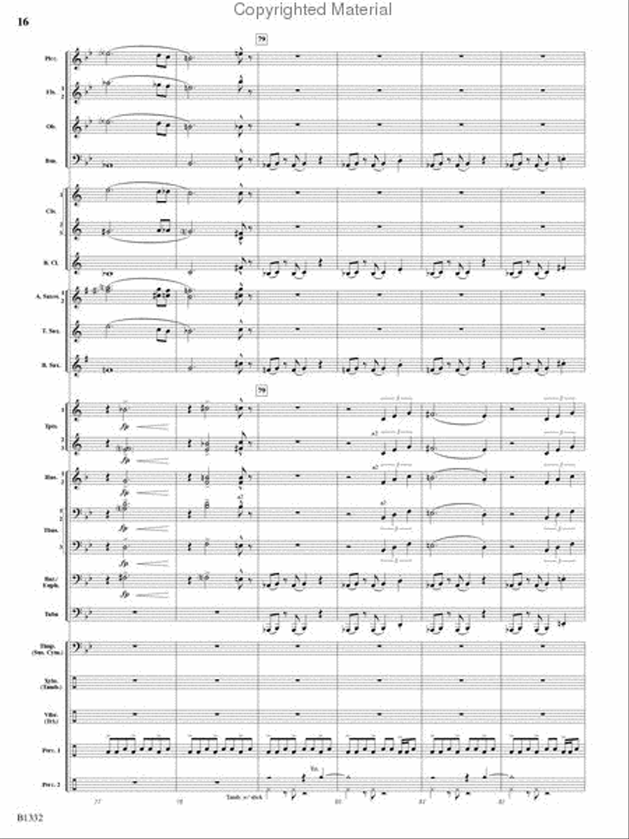 Thunderscape Concert Band scores gallery preview page 17