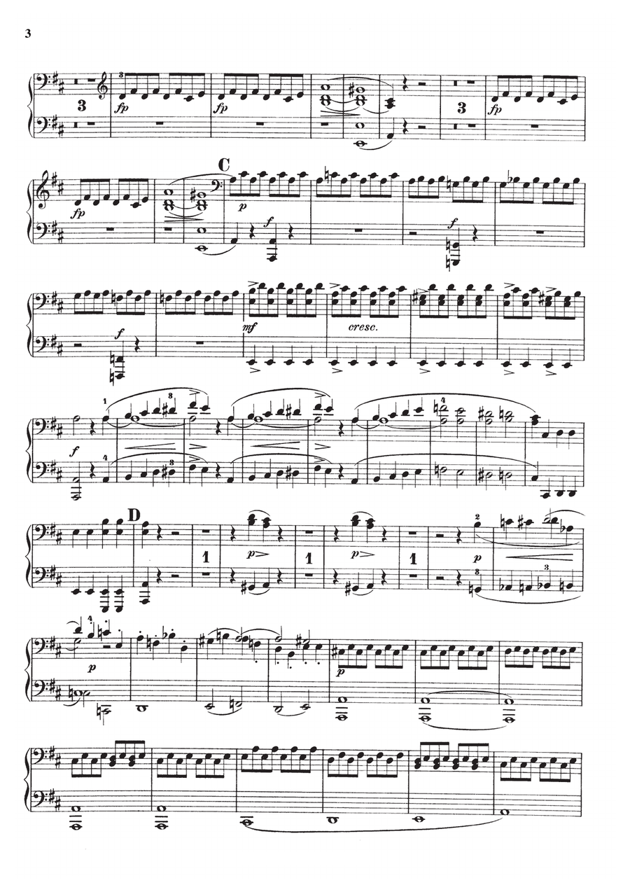 Mozart Le Nozze di Figaro Overture, for piano duet(1 piano, 4 hands), PM801 1 Piano, 4-Hands scores gallery preview page 3