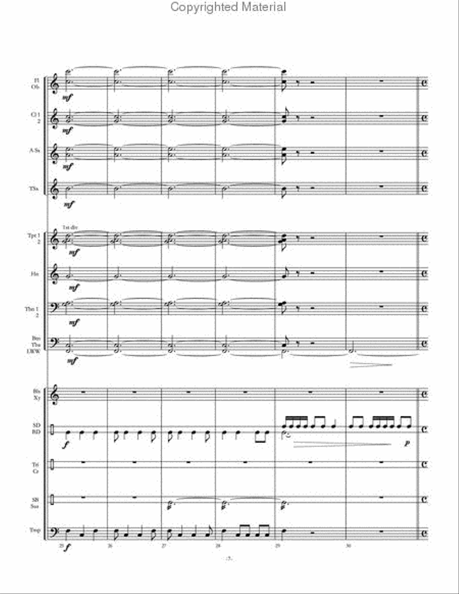 Kaleidoscope Concert Band scores gallery preview page 8