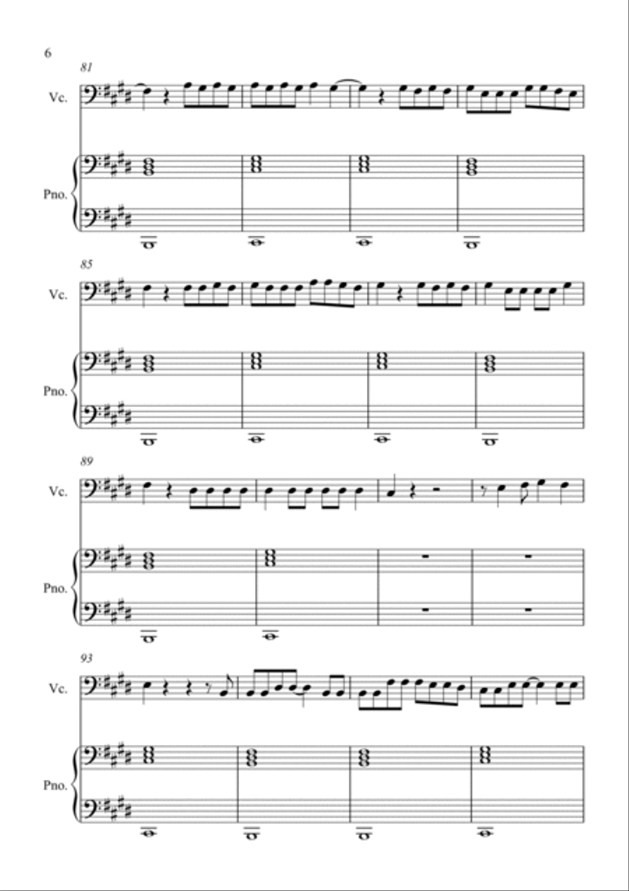 Bichota Bichota Piano scores gallery preview page 6