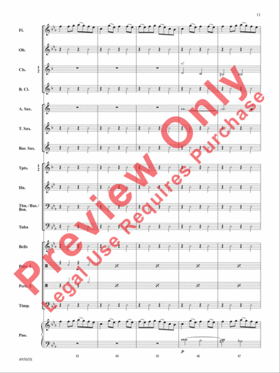 Awesome Sauce Concert Band scores gallery preview page 12