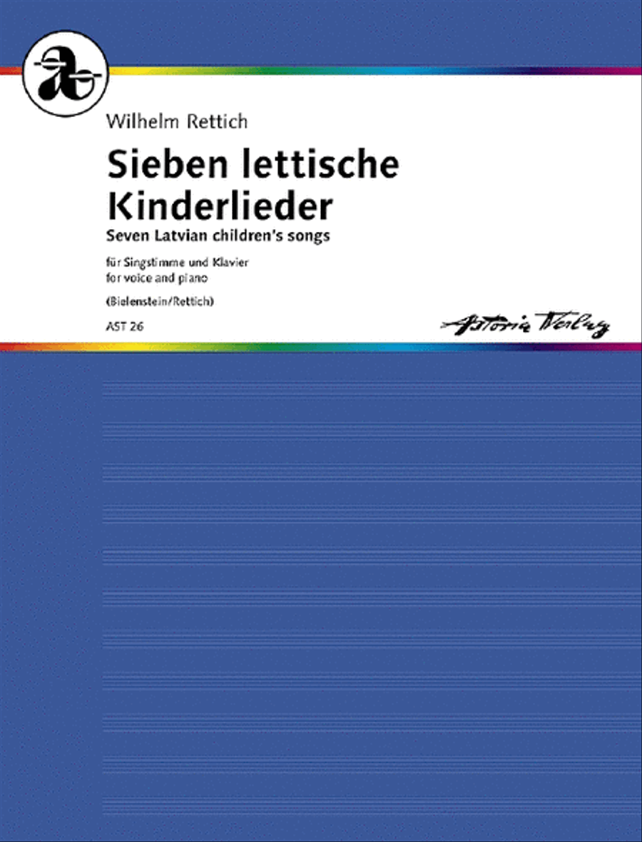 Seven Latvian children’s songs Voice Solo scores gallery preview page 1