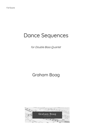 Book cover for Dance Sequences for Double Bass Quartet