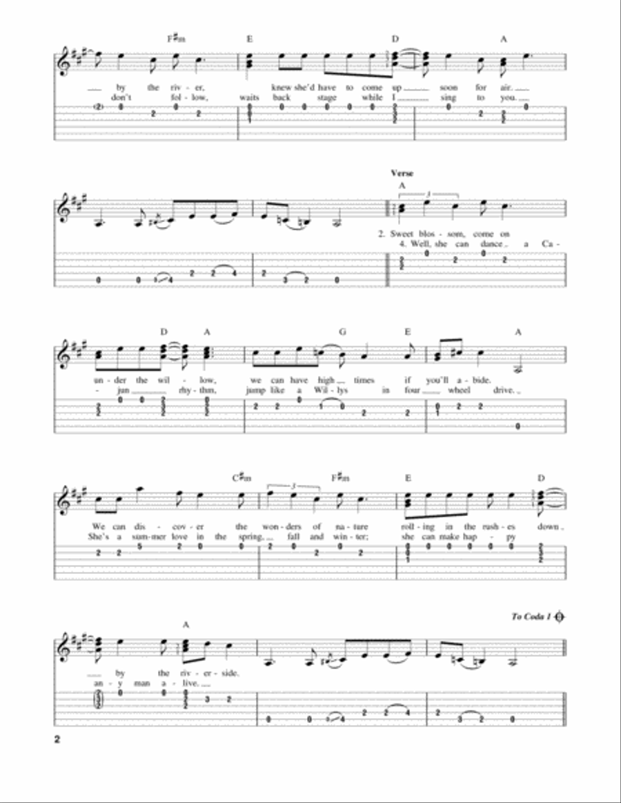 Sugar Magnolia Acoustic Guitar scores gallery preview page 2