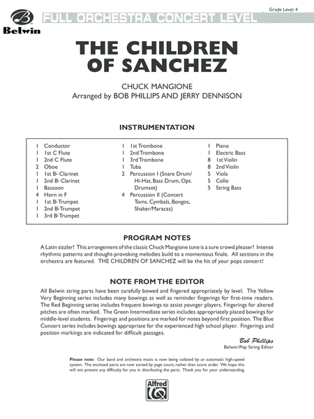 The Children of Sanchez: Score