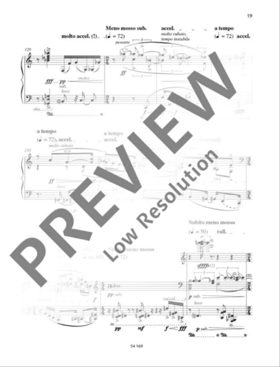 Intermezzi Piano Solo scores gallery preview page 20