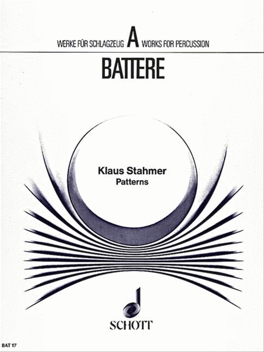 Patterns Patterns Percussion scores gallery preview page 1