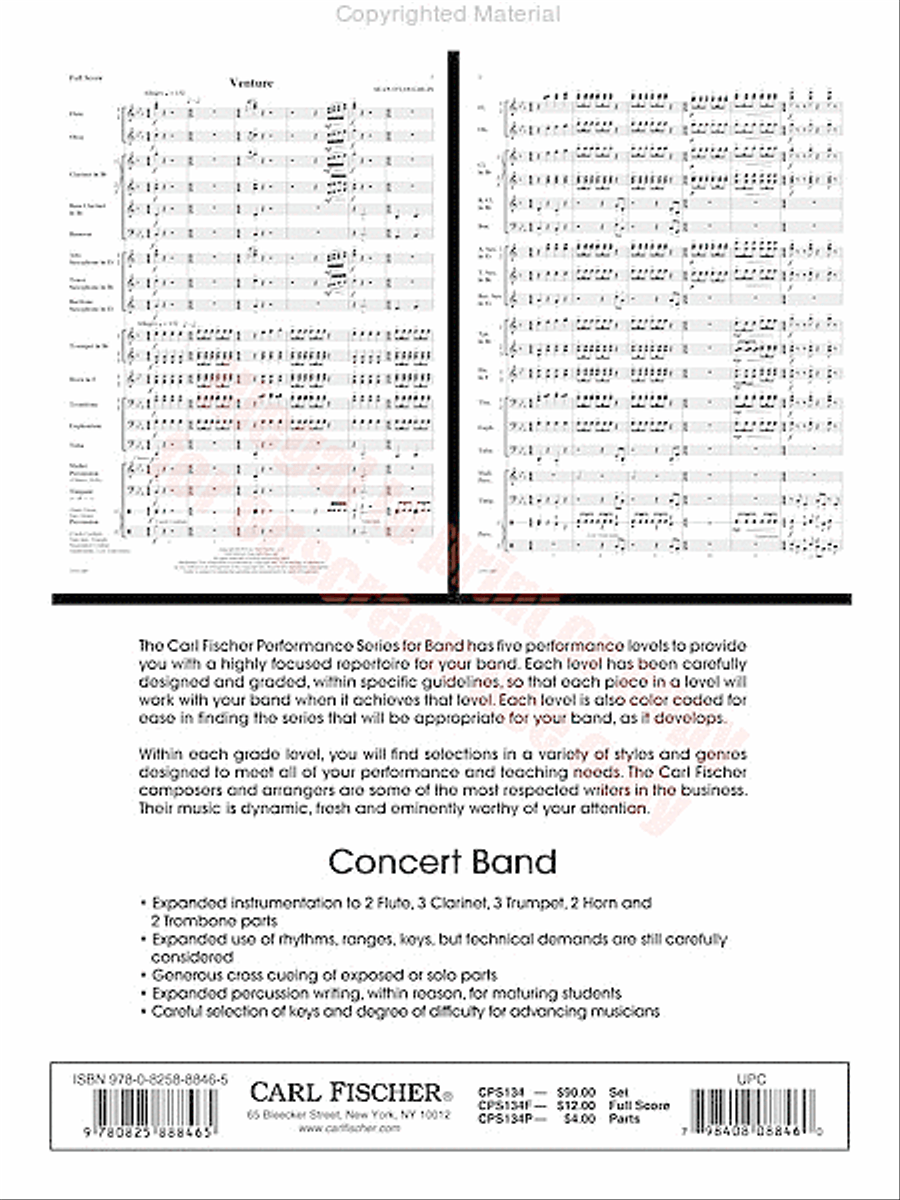 Chisholm Trail Concert Band scores gallery preview page 29