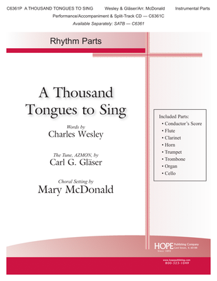 Book cover for A Thousand Tongues to Sing