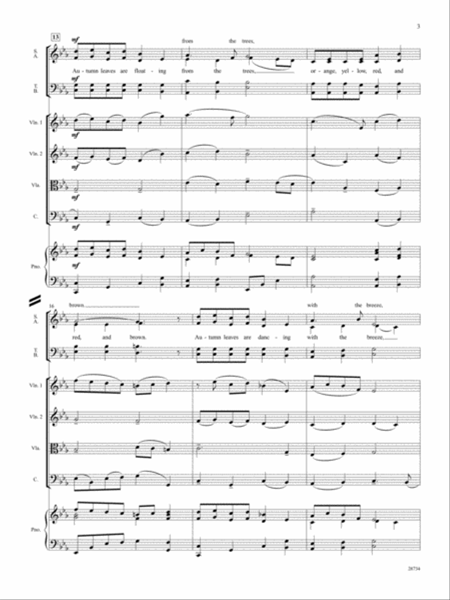 Autumn: Score Score scores gallery preview page 3