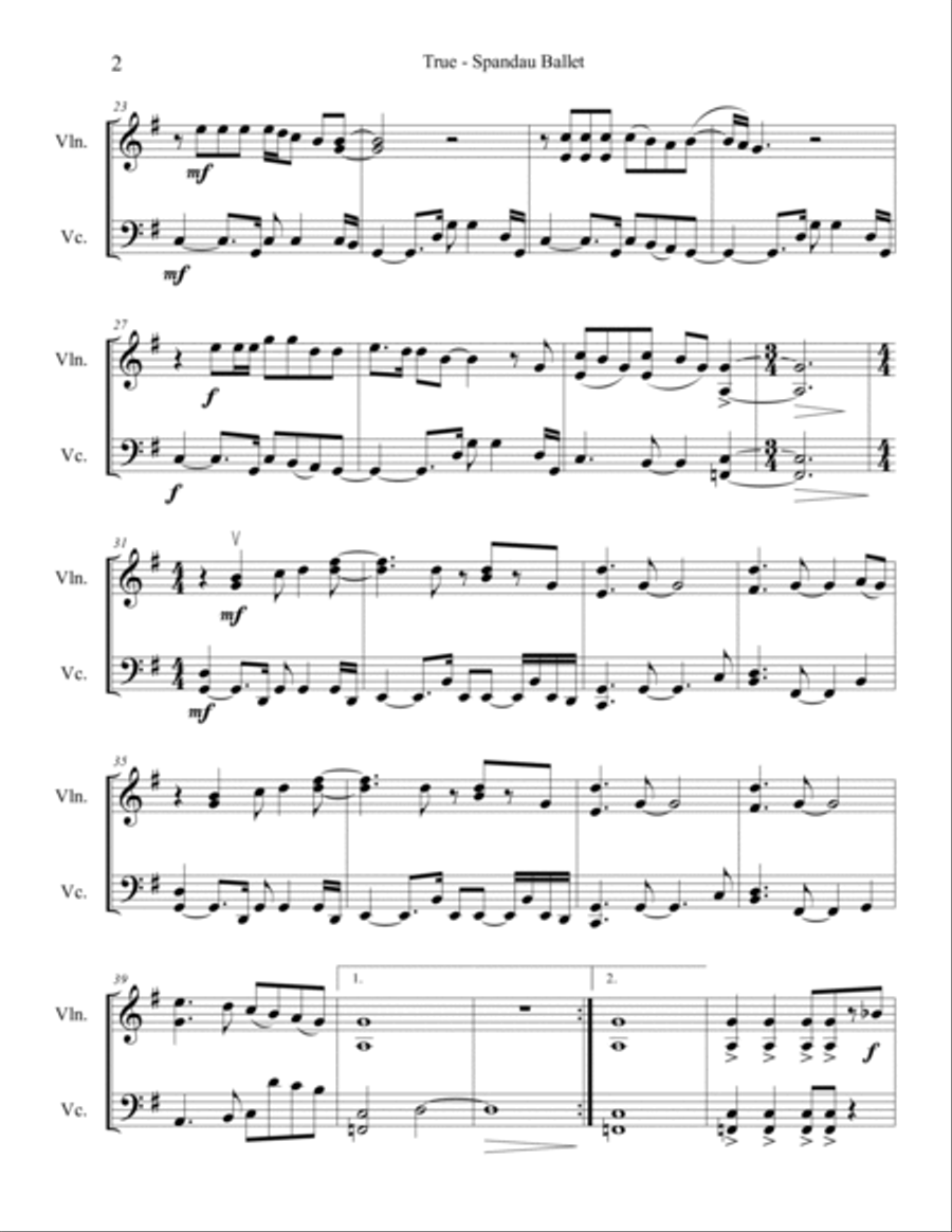True Score and Parts scores gallery preview page 3