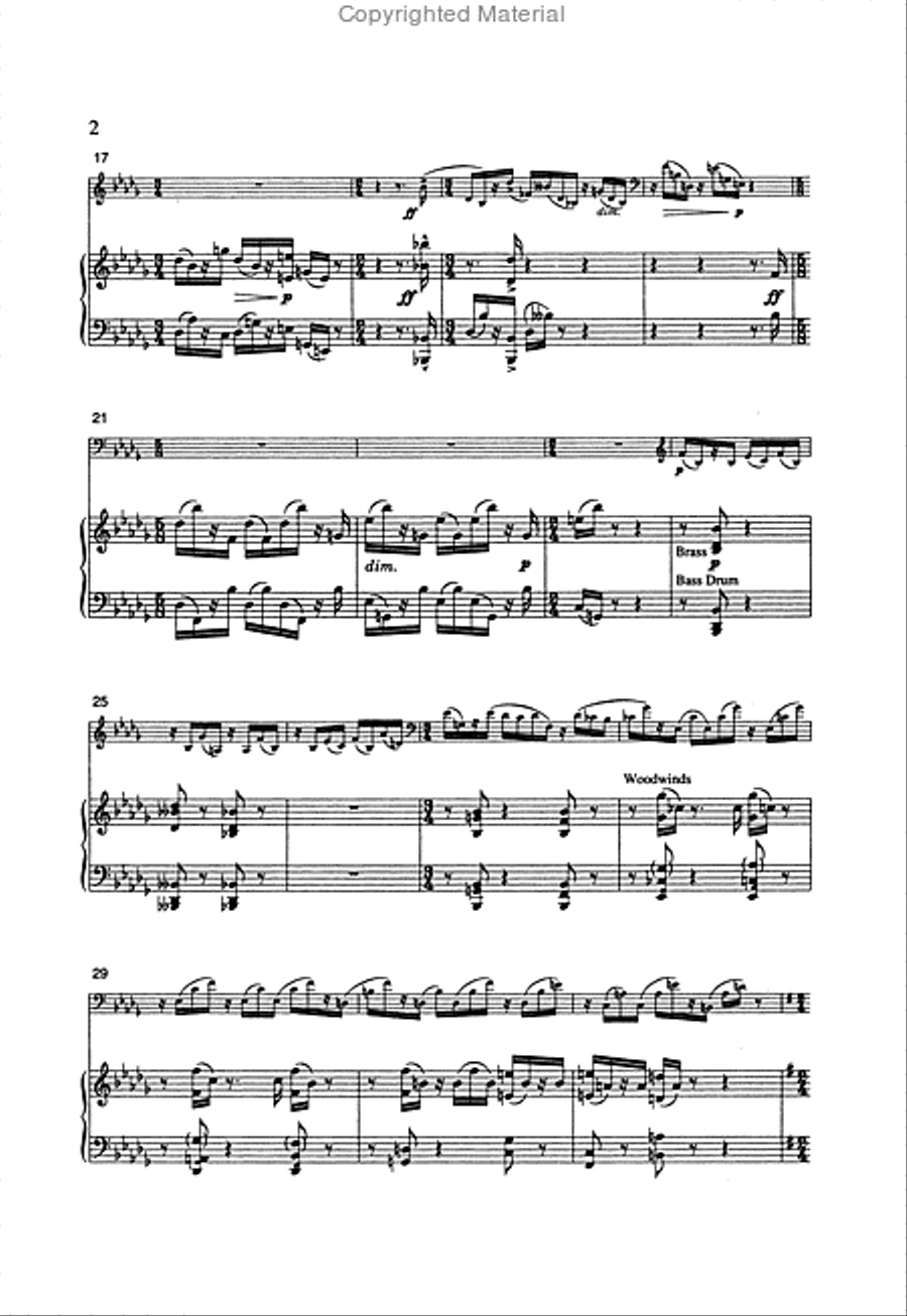 Diversions for Tenor Saxophone and Piano Tenor Saxophone scores gallery preview page 3