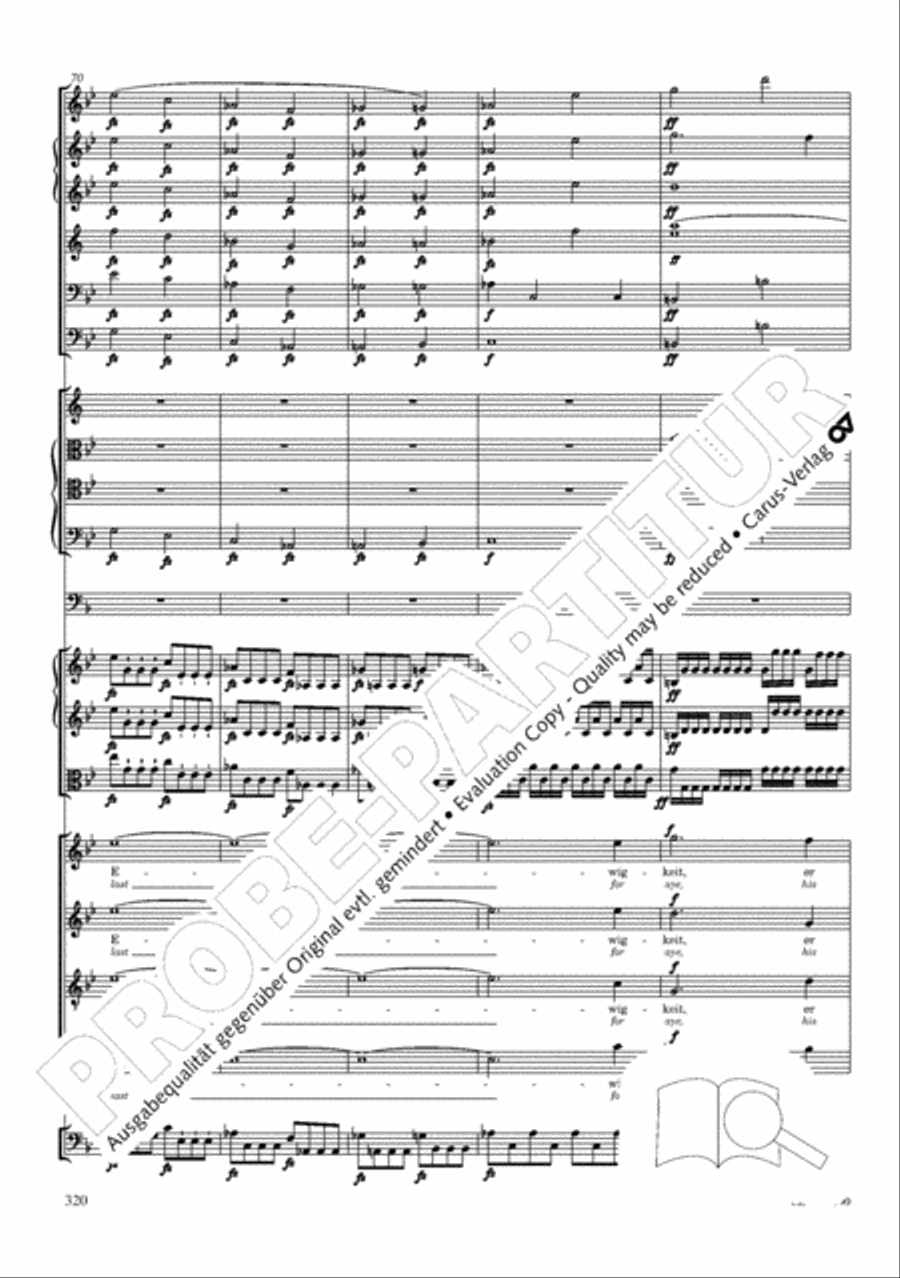 The Creation (Die Schopfung) 4-Part scores gallery preview page 340