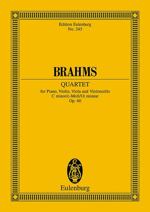 Book cover for Piano Quartet C minor
