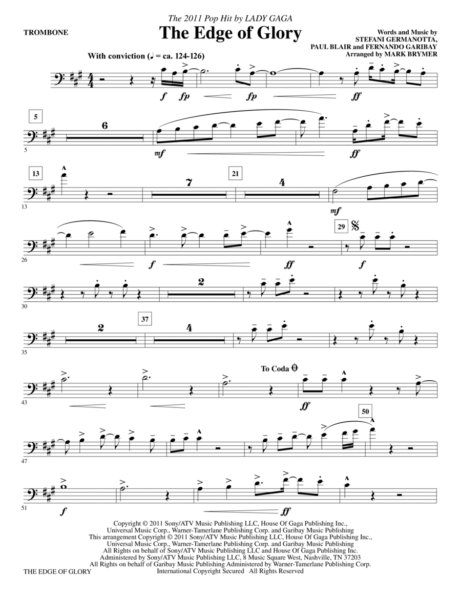 Glory trombone outlet