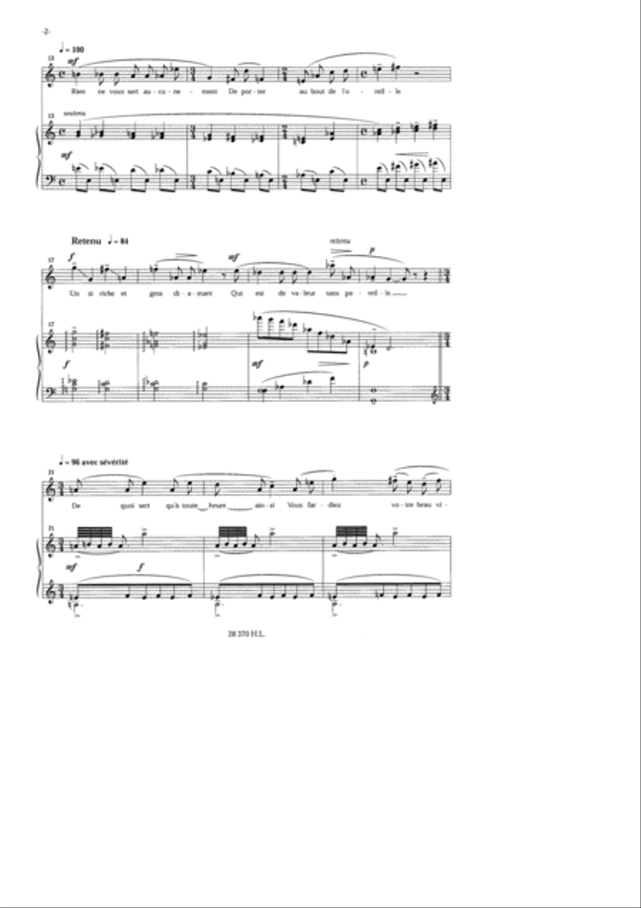 Les Artifices Inutiles Tenor Voice scores gallery preview page 3