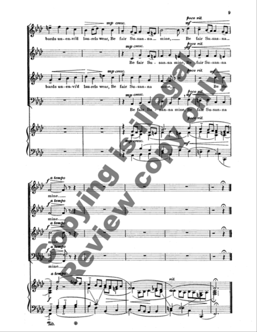 Susanne: Ask if yon Damask Rose be Sweet 4-Part scores gallery preview page 10