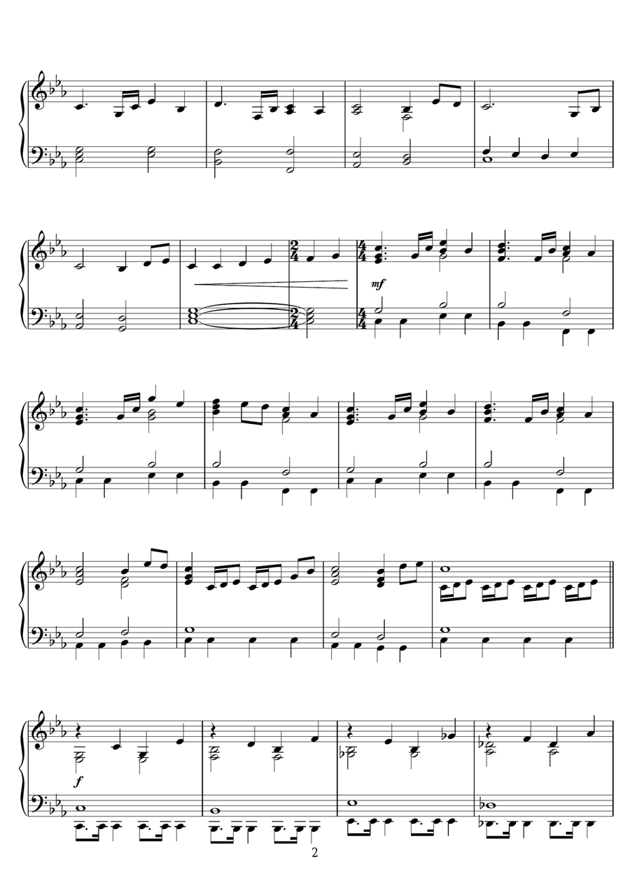 Transformers - Arrival To Earth Piano Solo scores gallery preview page 2