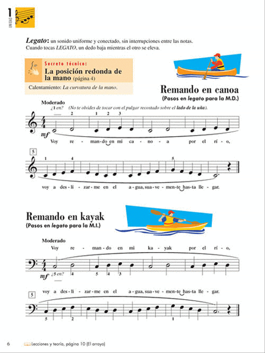 Tecnica e Interpretacion - Libro Dos de Dos Nivel 2 Piano Method scores gallery preview page 3