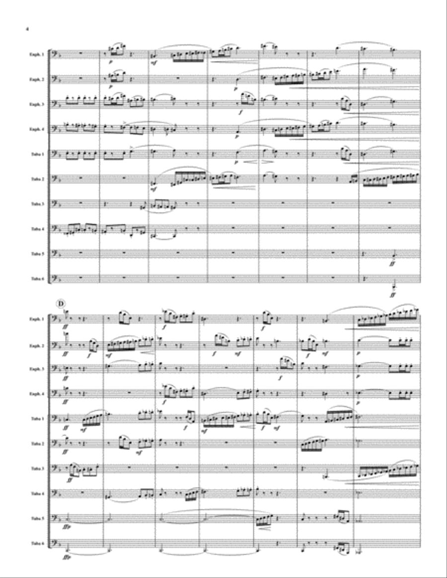 Till Eulenspiegel's Merry Pranks Euphonium scores gallery preview page 4