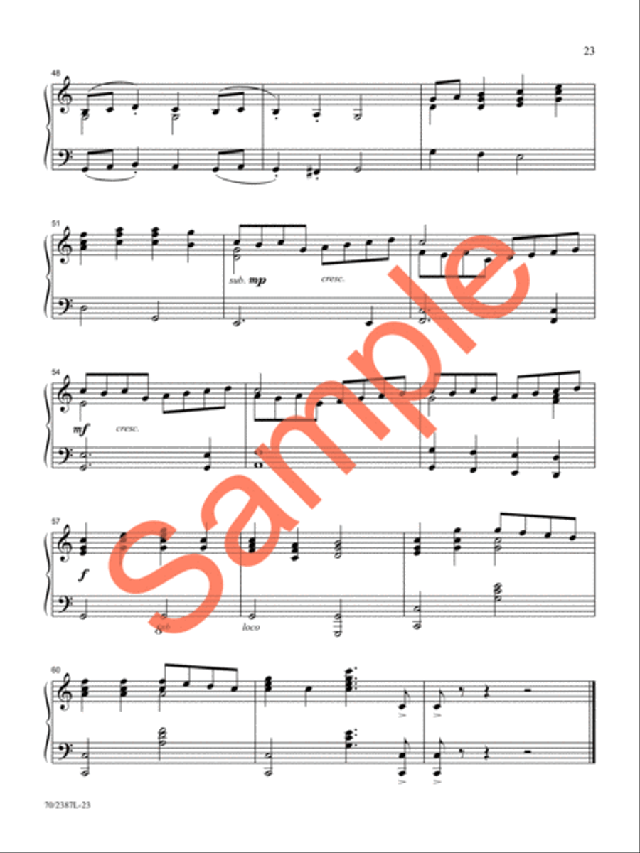 Alleluias for the Piano Alleluias for the Piano Piano Solo scores gallery preview page 19