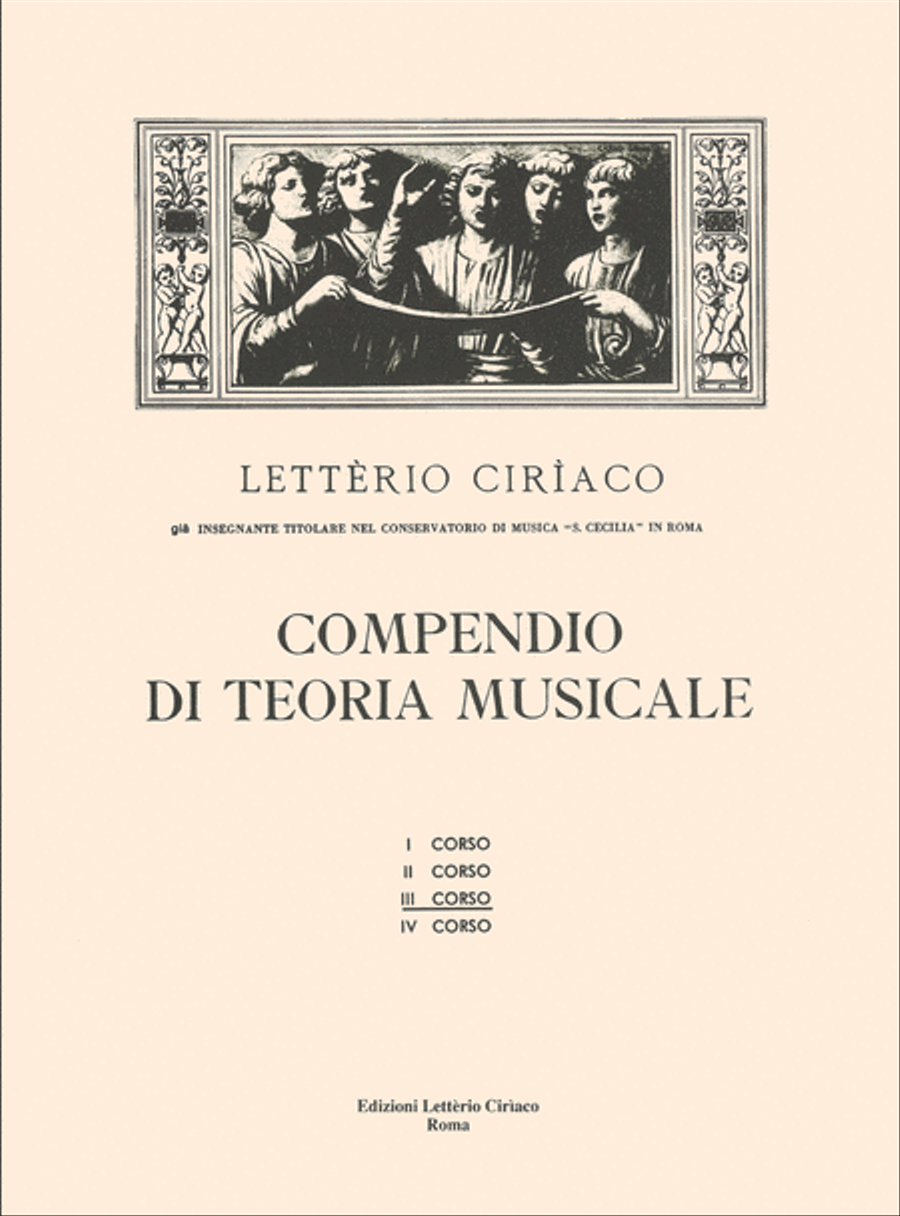 Compendio di Teoria Musicale 3 Corso School and Community scores gallery preview page 1