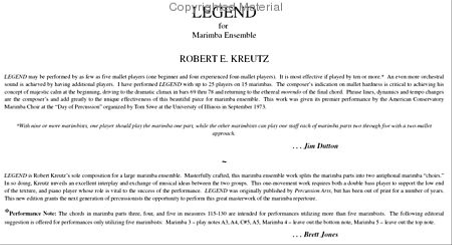Legend Chamber Music scores gallery preview page 6