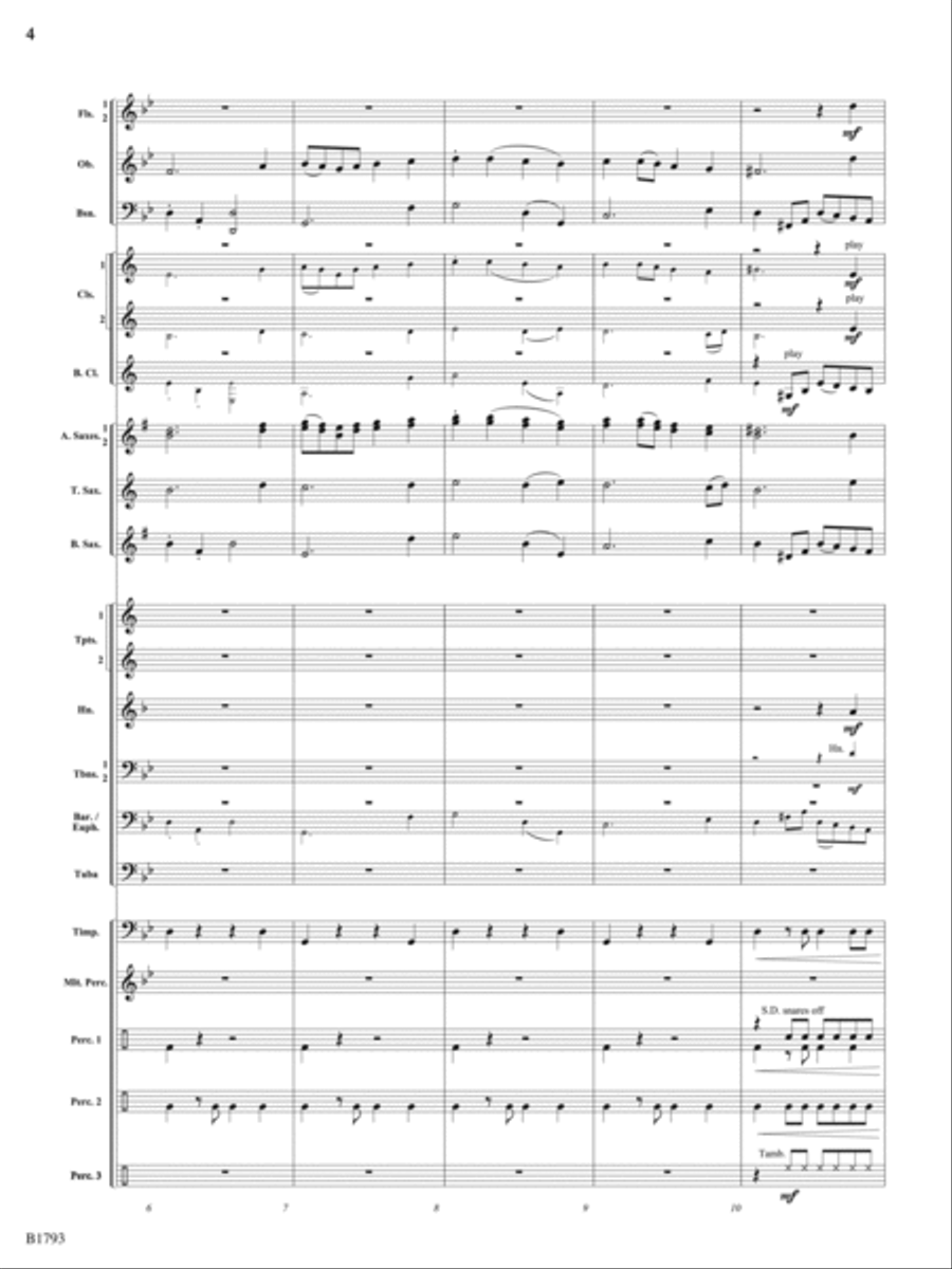 To Her Majesty's Delight: Score Concert Band scores gallery preview page 4