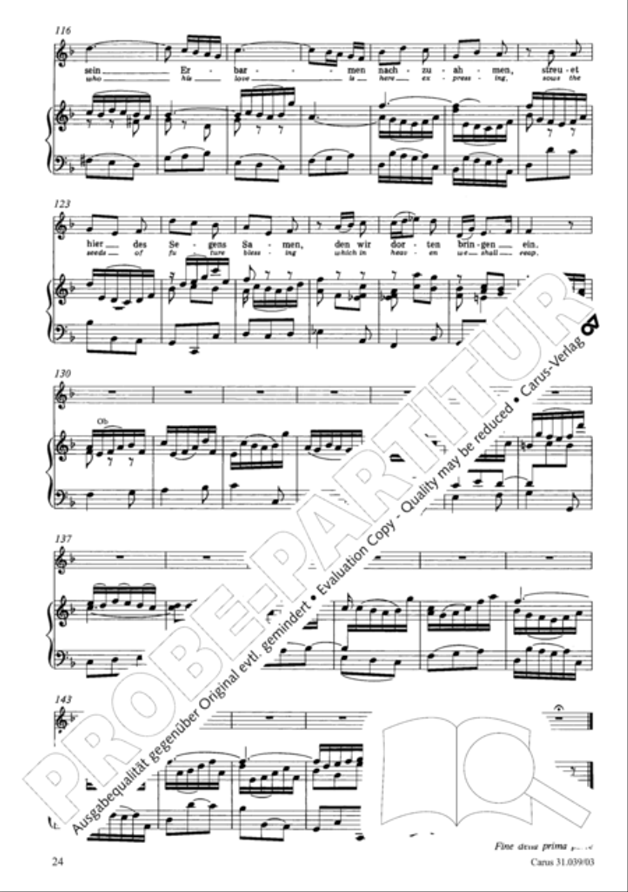 Give the hungry ones thy bread (Brich dem Hungrigen dein Brot) 4-Part scores gallery preview page 25