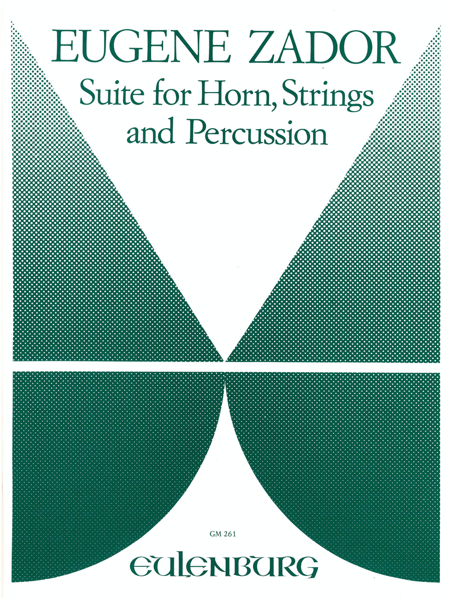 Suite for horn, strings and percussion Piano scores gallery preview page 1