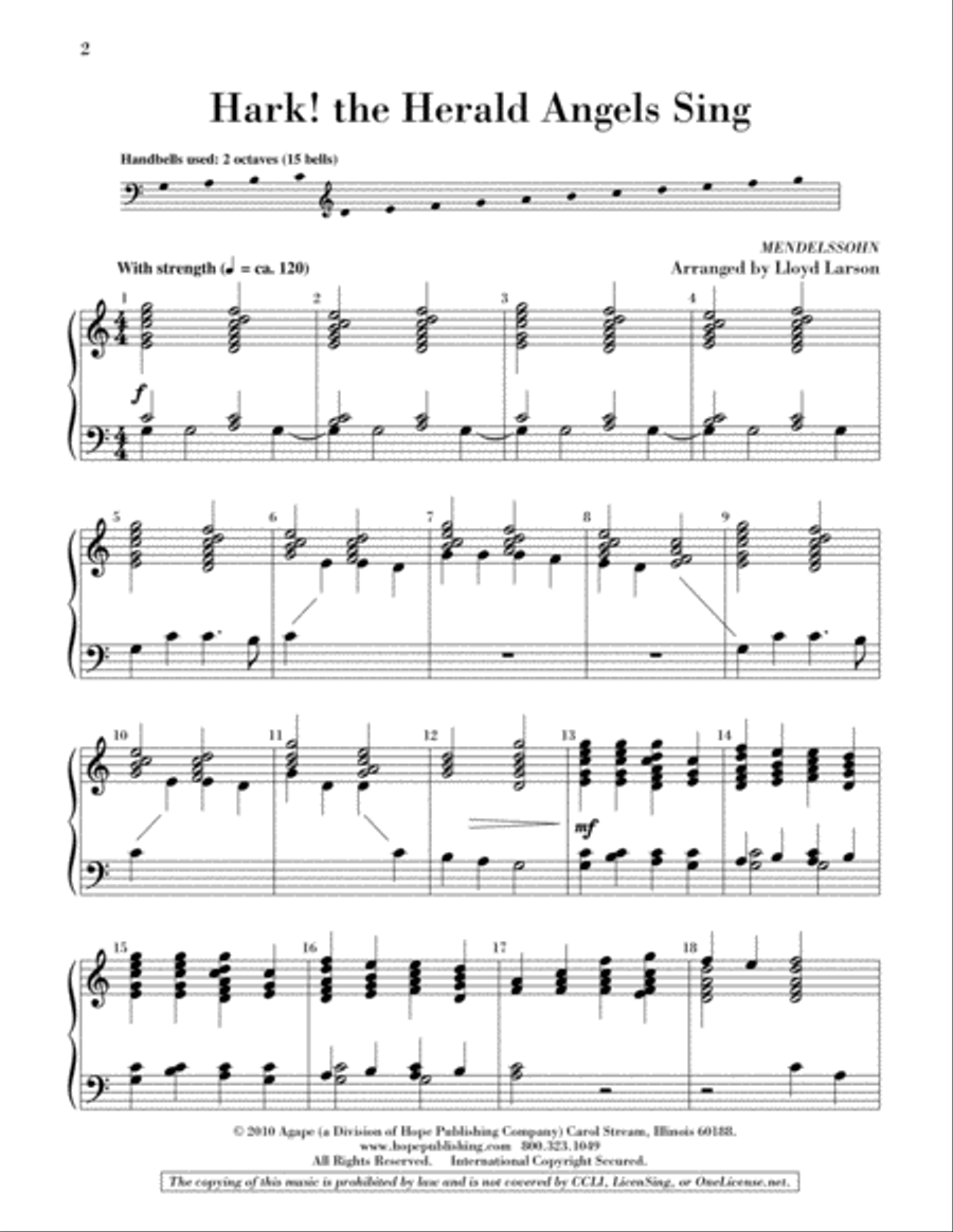 Keep It Simple (Carols for Christmas) 2-Octaves scores gallery preview page 3