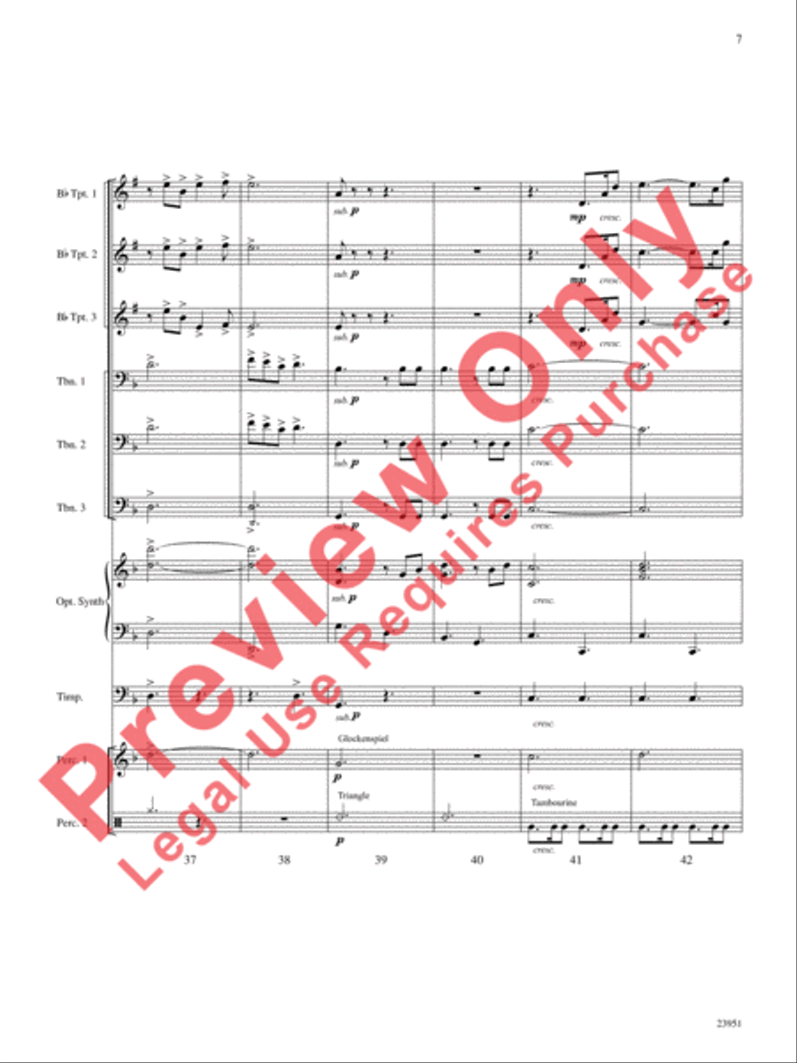 Alleluia Fanfare Alleluia Fanfare Choir scores gallery preview page 8