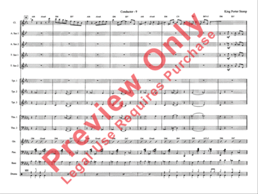 King Porter Stomp King Porter Stomp Jazz Ensemble scores gallery preview page 17
