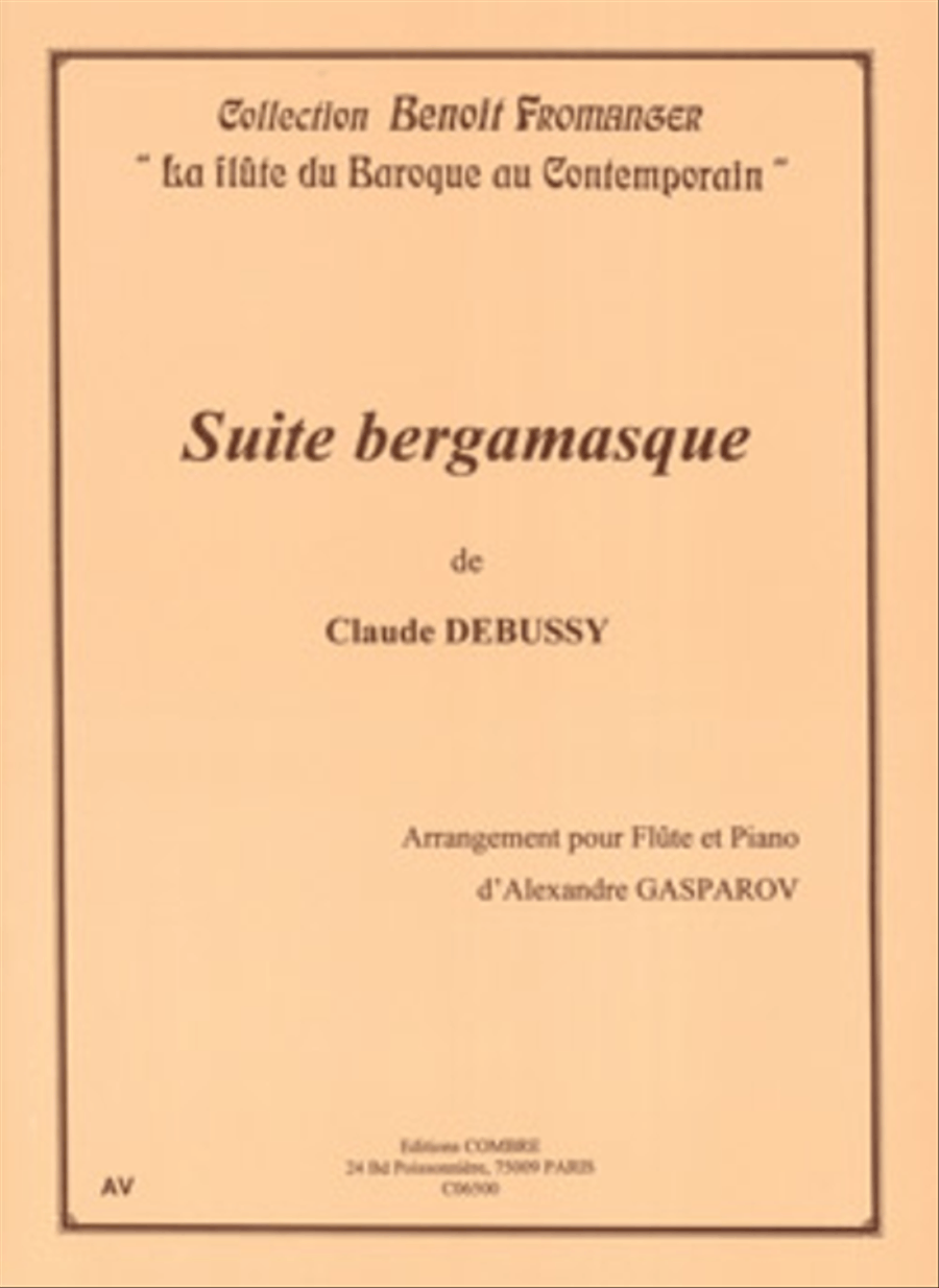 Suite Bergamasque Flute Solo scores gallery preview page 1