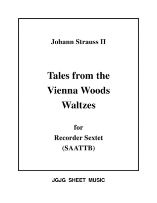 Vienna Woods Waltzes for Recorder Sextet