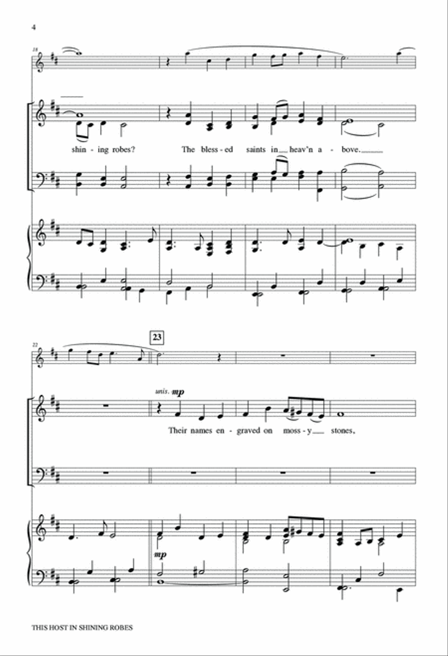 This Host in Shining Robes 4-Part scores gallery preview page 4
