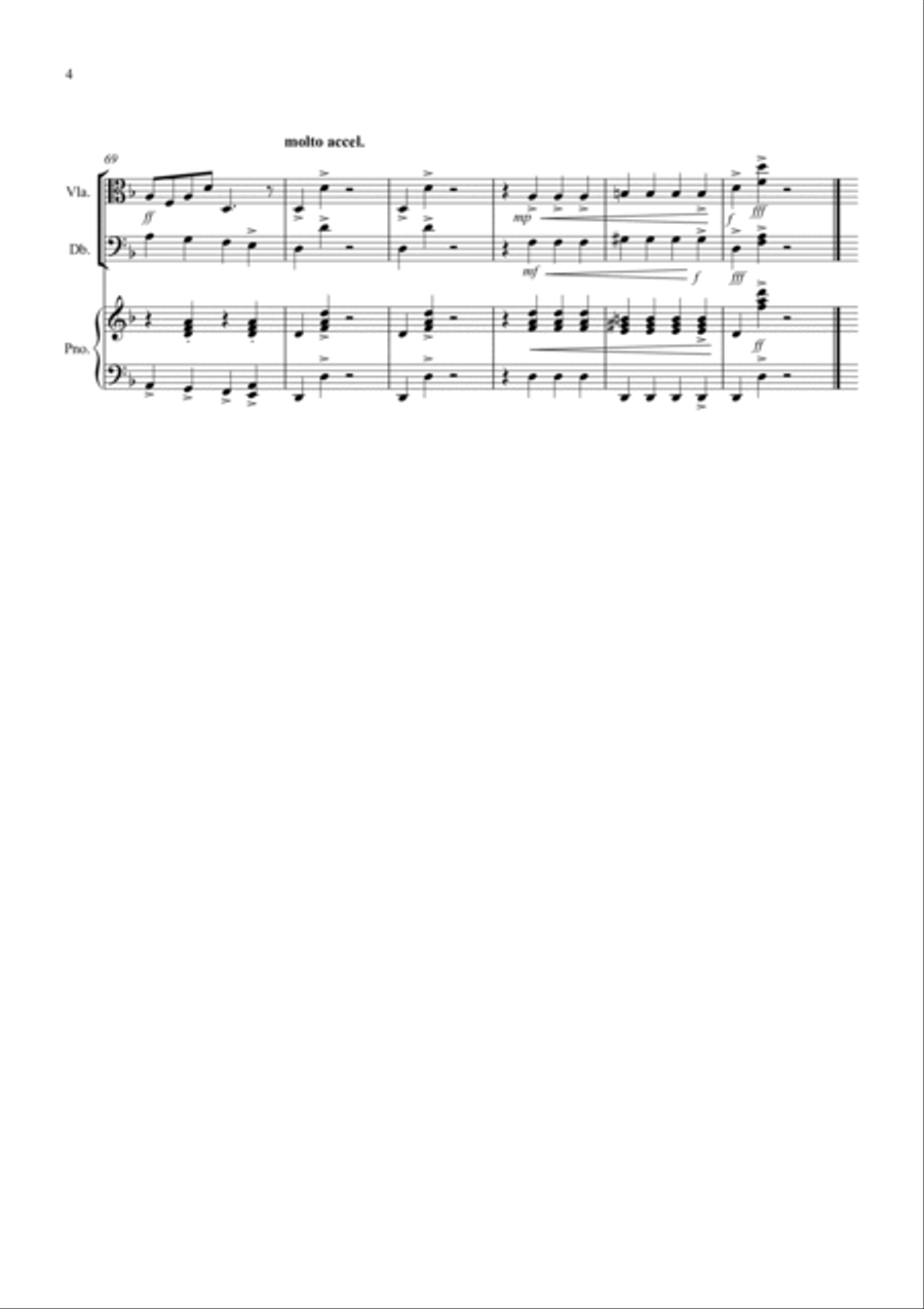 In the Hall of the Mountain King for Viola and Double Bass Duet String Duet scores gallery preview page 4