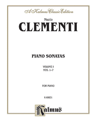 Book cover for Piano Sonatas, Volume 1
