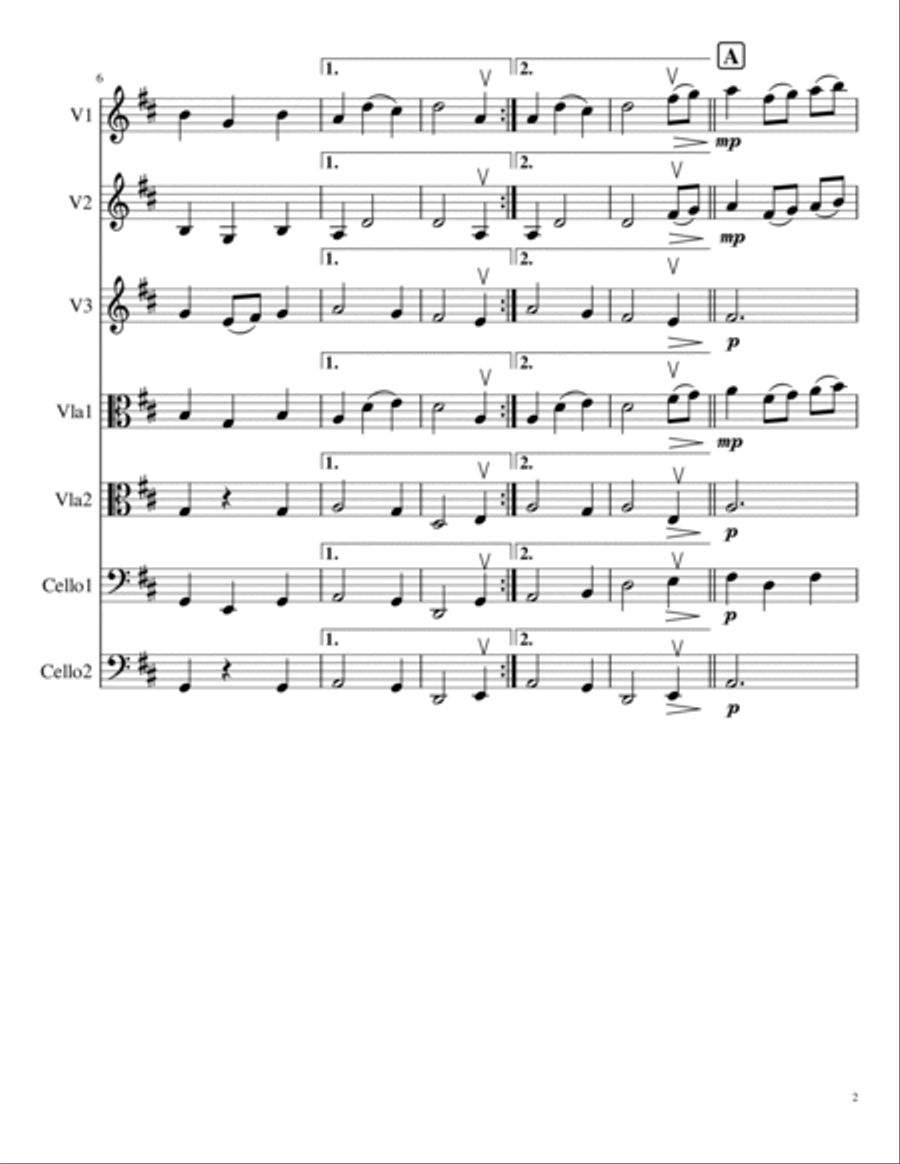 The Ash Grove Cello scores gallery preview page 3