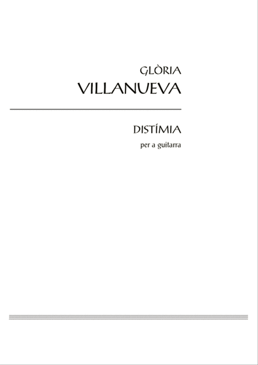 Distímia Distímia Classical Guitar scores gallery preview page 3