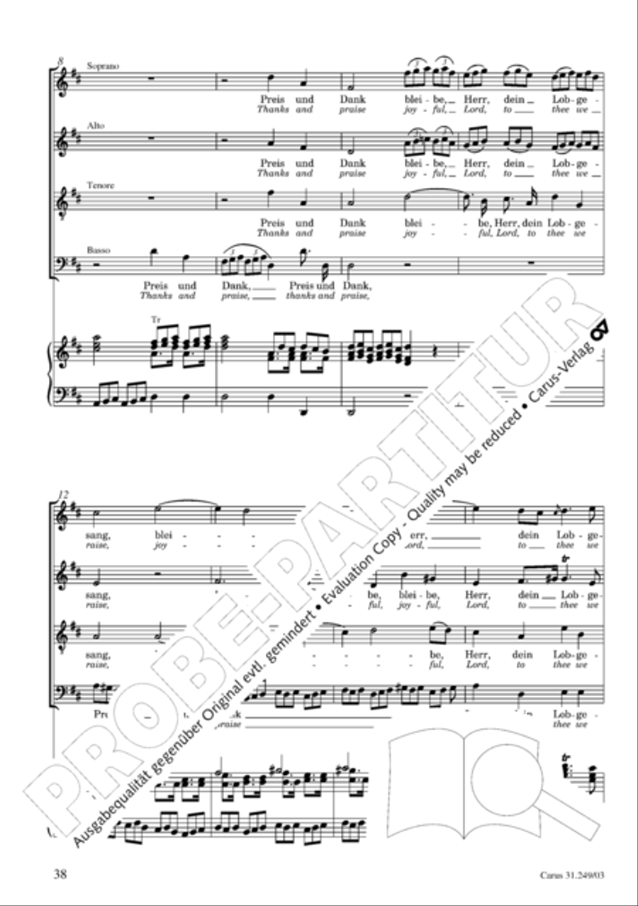 Osteroratorium 4-Part scores gallery preview page 39