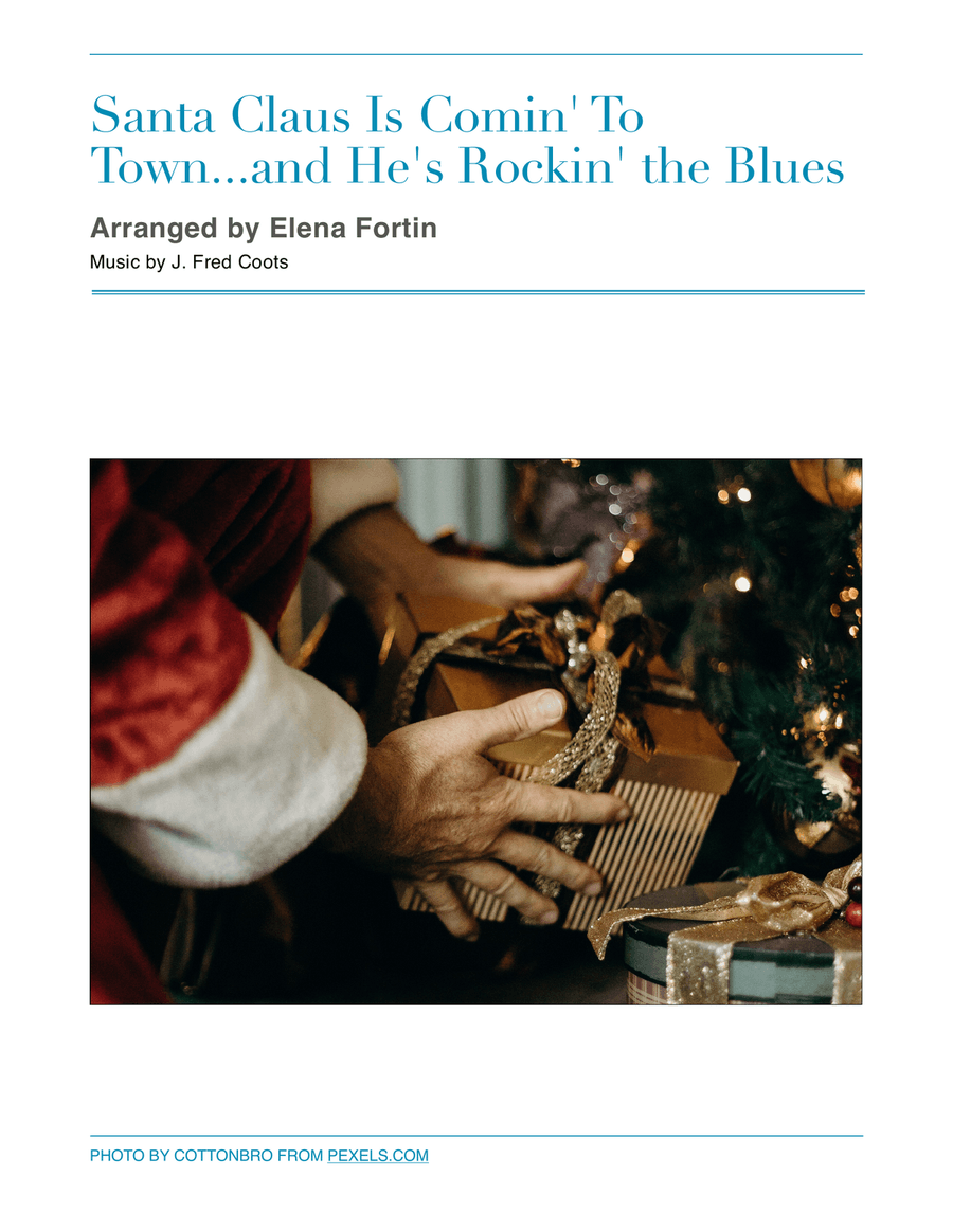Santa Claus Is Comin' To Town Piano Solo scores gallery preview page 1